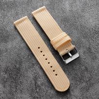 Greito atsegimo drobės laikrodžio dirželis 18mm 20mm 22mm 24mm Nailoninė juosta vyrams moterims Atsarginiai dirželiai išmaniajam laikrodžiui Priedai 18mm chaki