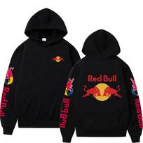 Red Bull Logotipo Spausdinimo Vyriškas Džemperis Pavasaris Ruduo Naujas Mados Atsitiktinis Mados Patogus Šiltas Laisvas Džemperis S juoda