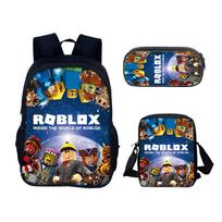 Roblox Anime trijų dalių komplektas berniukams, mergaitėms ir pradinių klasių mokiniams (Prekyboje) ROBLOX New 40 Single Layer Three-piece Set