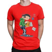 Vyriški marškinėliai Gaston Lagaffe Žurnalas Knyga Juokingi Grynos medvilnės T-shirt Trumpomis rankovėmis Belgija Animacinių filmų Marškinėliai Apvalus kaklas Drabužiai S