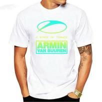 Nauji, madingi, sunkiasvoriai, karšto išpardavimo, vintažiniai, vasaros, naujos mados, „A State of Trance“ Armin Van Buuren grafiniai vyriški marškinėliai. S