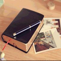 Korean Creative Extra-Thick Retro Journal and Sketchbook Small White Edge Blank 240 Sheets
