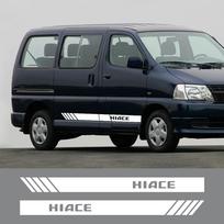Automobilio lipdukai Toyota Hiace 200 300 Mikroautobusui Autobusui Sportiniai DIY Grafikos Juostų Stiliaus Vinilinės Plėvelės Lipdukas Durų Šoninė Dangtelis Auto For 200 SWB