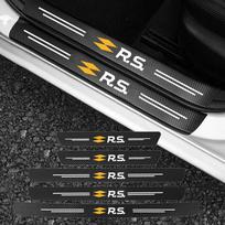 Automobilio slenksčio lipdukai Dangteliai Renault Logan Clio Megane Kangoo 1 2 3 4 Captur Espace Twingo Duster Kadjar 1Pcs-For-RS