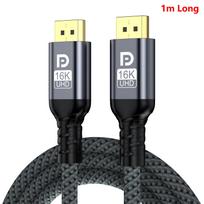 16K DP2.1 laidas 16K60Hz 80Gbps DisplayPort laidas DP į DP laidas Garso ir vaizdo laidas HDR 10+ Display Port laidas PC, televizoriui, projektoriui