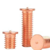 M3 M4 M5 M6 M8 Varžtai Vario Padengti Suvirinami Sriegiuoti Studai Kondensatoriaus Iškrovos Suvirinimui Vietiniai Varžtai Suvirinti Studai M3x6mm 200pcs
