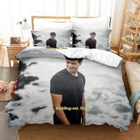 Wincent Weiss patalynės komplektas Viengulis Twin Pilnas Karalienės Karaliaus Dydžio Lovos Komplektas Suaugusiųjų Vaikų Miegamojo Trijų Dalių Rinkiniai Spausdintas Anime Paklodė EU Single(135*200cm)3pcs