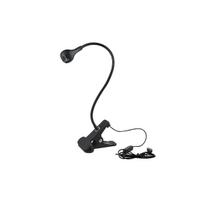 Clip laikiklis USB maitinamas LED stalinis šviestuvas Lanksti stalinė lempa Miegamojo apdaila White juoda