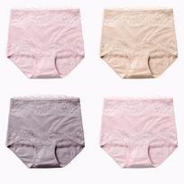 Moteriškos kelnaitės Liekninančios medvilninės kelnaitės Kūną formuojančios apatinės kelnaitės Lady Sexy Lace Besiūlės apatinės kelnės M