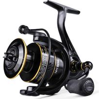 Aukštos kokybės spiningo žūklės ritės, aliuminio ritės, žvejybos ratai, pramogos, žvejyba, kelionės, sportinės žvejybos ritės Series 2000 juoda