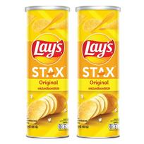 Lay's Stax bulvių traškučiai, tajų skonio, tailandietiškas užkandis, 105 g (Pakuotėje 2 vnt) Original x 2 pcs