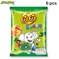 Yum Yum, Chang Noi (Mažasis Dramblys), Super citrinų skonio, 20 g, 6 vnt. / 12 vnt. / 24 vnt. - Tailandietiški greito paruošimo makaronai 20 g x 6 pcs
