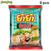 Yum Yum, Momentiniai plokščios formos makaronai, Suki skonio, 55 g, 6 vnt. / 12 vnt. / 24 vnt. - Tailandietiški momentiniai makaronai 55 g x 6 pcs