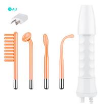 Aukšto dažnio veido mašinos raukšlių šalinimo priemonė nuo spuogų Skin Beauty Spa elektroterapijos strypų stiklas DARSONVAL odos priežiūros priemonė AU plug