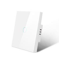 Tuya Smart Life Zigbee Touch sieninio apšvietimo jungiklis Be neutralaus laido Nereikalaujantis kondensatoriaus Programėlės valdymas Suderinamas Alexa Google Home 1-Gang balta