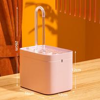 1,5 l naminių gyvūnėlių vandens fontanas Cat Dog automatinis elektrinis geriamojo dubenėlio dozatorius Pet water dispenser rožinė