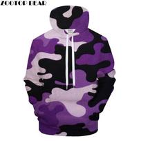 Violetinė laisvalaikio džemperis, vyriškas kamufliažinis džemperis Groot sportinis kostiumas. 6XL