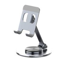 Aluminum Tablet Stand Desk Riser 360° Rotation Multi-Angle Height Adjustable Foldable Holder Dock For iphone iPad Tablet Laptop raudonai ruda