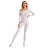 Moteriški vienetiniai kačių kostiumai Bodycon viso kūno kombinezonai Romper XL rožinė