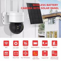 ICSEE WIFI stebėjimo saulės PTZ kamera, spalvingas naktinis matymas, dvipusis garsas, PIR aptikimas, lauko, IP66 atsparus vandeniui, saulės energijos apsaugos IP kamera 200W balta
