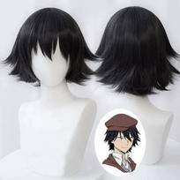 Edogawa Rampo Cosplay Bungo Benamiai šunys Edogawa Rampo Cosplay Kostiumai Detektyvas Uniforma Perukas Kostiumas Helovinas Kalėdų Vyriški drabužiai S
