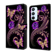Piniginės dėklas su kortelių laikikliu Gėlėtas PU odinis dėklas, riešo dirželis, atsparus smūgiams, dėklas, skirtas Nokia 5.3 3.4 Nokia 5.4 G20 G10 G300 G60 G22 G21 G11 Nokia 5.3