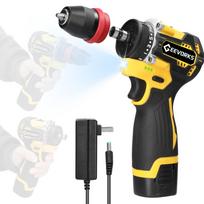 Geevorks 16.8V 2in1 ličio gręžtuvas elektrinis atsuktuvas Daugiafunkcis elektrinis įrankis 45Nm sukimo momentas 1pcs battery US Plug įvairiaspalvis