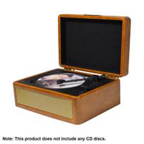 Retro CD grotuvas Daugiafunkcis dėklo tipo BT kasetinis įrašų grotuvas Garso patefonai High Fidelity chaki