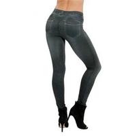 Stretch Well Fitness netikros kišenės aukštu juosmeniu Antblauzdžiai Dirbtiniai džinsai Džinsai Seksualūs Elastingi Džinsai Minkštos kasdienės plonos pieštuko kelnės XXXXXL juoda