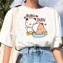 Bubu And Dudu marškinėliai Moteriški marškinėliai Anime vasaros dizainerių marškinėliai Moteriški dizainerių drabužiai S