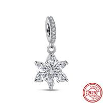 92 stiliaus 925 sidabro žvaigždė mėnulis saulė snaigė augalas plunksna širdis smulkūs pavé karoliukai tinka originaliems apyrankės pakabukams pasidaryk pats papuošalai