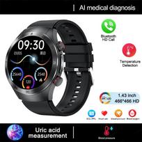 „Bluetooth“ skambučių EKG+PPG naujas išmanusis laikrodis vyrų sveikatos laikrodis širdies ritmo laikrodžiai IP68 vandeniui atsparus fitneso stebėjimo išmanusis laikrodis
