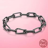 Originali aukso spalvos Me apyranke 925 Sterling Silver Me Lobster Užsegimo grandinės jungtis Moteriška Apyrankė Moterims Papuošalai Dovana Pulseira 20cm