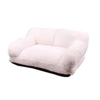 Pliušinė lova mažoms ir vidutinėms katėms, šunims, plaunama šuniukų miegamoji sofa, stora šilta katė balta