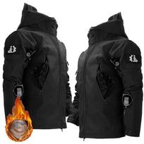 Žieminis lauko striukės kostiumas Vyriškas plius Velvet Thick Windproof Striukės alpinizmo kostiumas 3XL