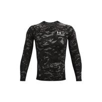 Under Armour HeatGear Bėgimo Kompresiniai Fitneso Marškinėliai Vyriški viršutiniai drabužiai Juodi 1361525-001 L
