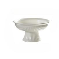 Ceramic Japanese-style Tall Fruit Tea Tray Hotel Special Plate Dessert Table Ornaments High Sense Home Cold Dish Plate