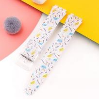 16mm 17mm 19mm PVC Silikoninė Spausdinta Apyrankė Swatch Serijai Vandeniui atspari Sportinė Apyrankė Vyrams Moterims Laikrodžio Priedai 17mm geltona/mėlyna