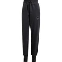 Adidas X Stella McCartney Bendradarbiavimas McCartney Skeltas rankogalis Laisvalaikio Minkštos Patogios Vienspalvės Aukšto Juosmens Megztos Sportinės Kelnės Moterims Juodos IW9852 XL