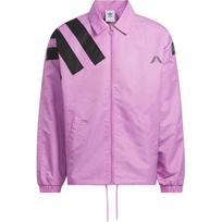 Adidas Anthony Edwards serijos krepšinio mados striukė vyriškos striukės violetinė rožinė IW8063 M pink
