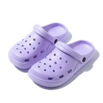 Moteriški vasariniai paplūdimio perforuoti batai, Lengvi uždarų pirštų sandalai poroms, Interneto įžymybių pusiau uždengto kulno sandalai Size 38-39, Women's
