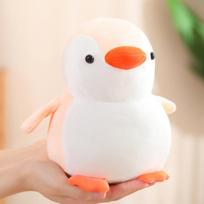 Animacinis pingvinas pliušinis žaislas Šešių spalvų pingvinas Kalėdinė dovana vaikams Mielos minkštos animacinių filmukų lėlės Merginų draugės Miela dovana 10CM