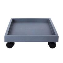 Judamas ratukų padėklas Lauko gėlių vazono atrama Kvadratinis gėlių vazono padėklas interior 27cm