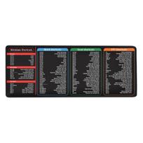 Didelis pelės kilimėlis Excel Cheat Sheet stalo kilimėlis atsparus dėvėjimuisi lygus paviršius neslystantis