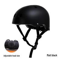 Unisex daugiafunkcis sportinis šalmas suaugusiesiems: Dviračių sportas, slidinėjimas, riedlenčių sportas ir elektriniai paspirtukai Adjustable L 56-61CM (Adults) matinė juoda spalva