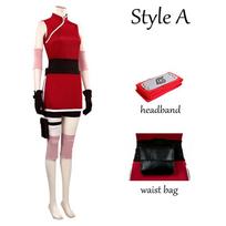 Anime Haruno Sakura Cosplay Kostiumas Moterų Apranga Helovino Karnavalo Kostiumai XXXL