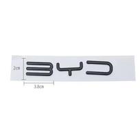 3D Metalinis Kurk Savo Svajones Raidė ŽODIS Logotipas Emblema Ženklelis Automobilio Bagažinės Pavadinimo Plokštelė Lipdukas BYD Han Song Tang Qin PLUS Atto 3 BYD juoda