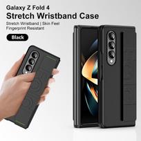 Apsauginis dėklas su elastiniu riešo dirželiu Samsung Z Fold6/5/4/3/2 - Apsauga nuo kritimo, Suderinamas su sulankstomu ekranu Z Fold SE balta