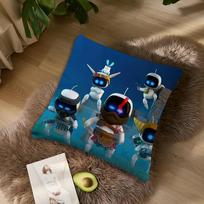 Žaidimas A-Astro Bot B Pagalvės užvalkalas Svetainės Akcentas Sofa Nugaros atrama Kvadratas Svetainės Poilsio Miego Palydovas 40x40CM(16x16in)