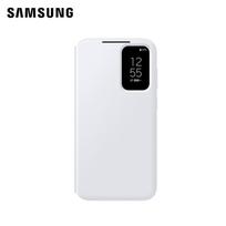 SAMSUNG Galaxy S23 FE S-View piniginės tipo dėklas SAMSUNG S23FE Smart View dėklas balta